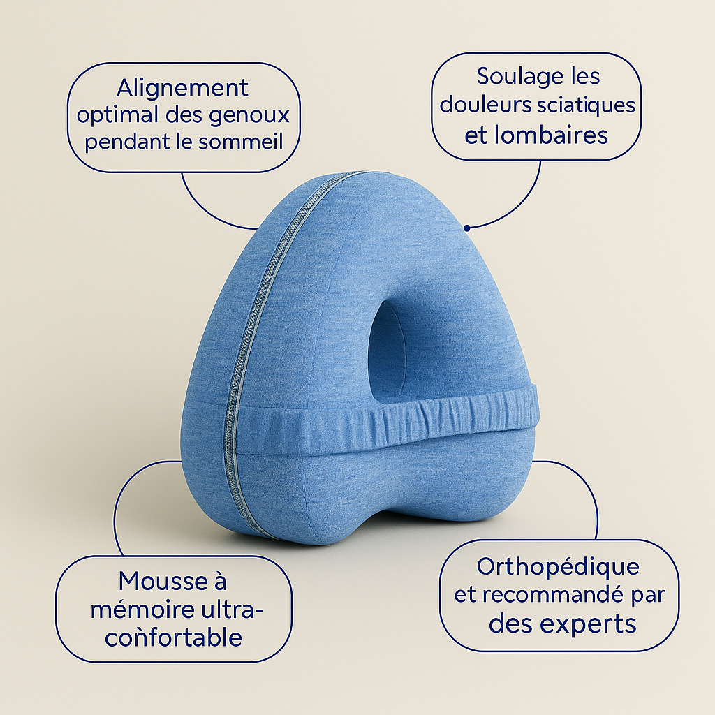 Coussin Genoux Sebalm+™ – Soulage & Aligne