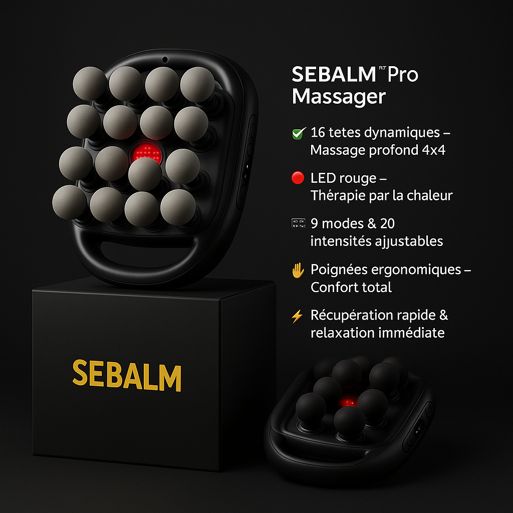 SEBALM™ Pro Massager – Récupération & Relaxation